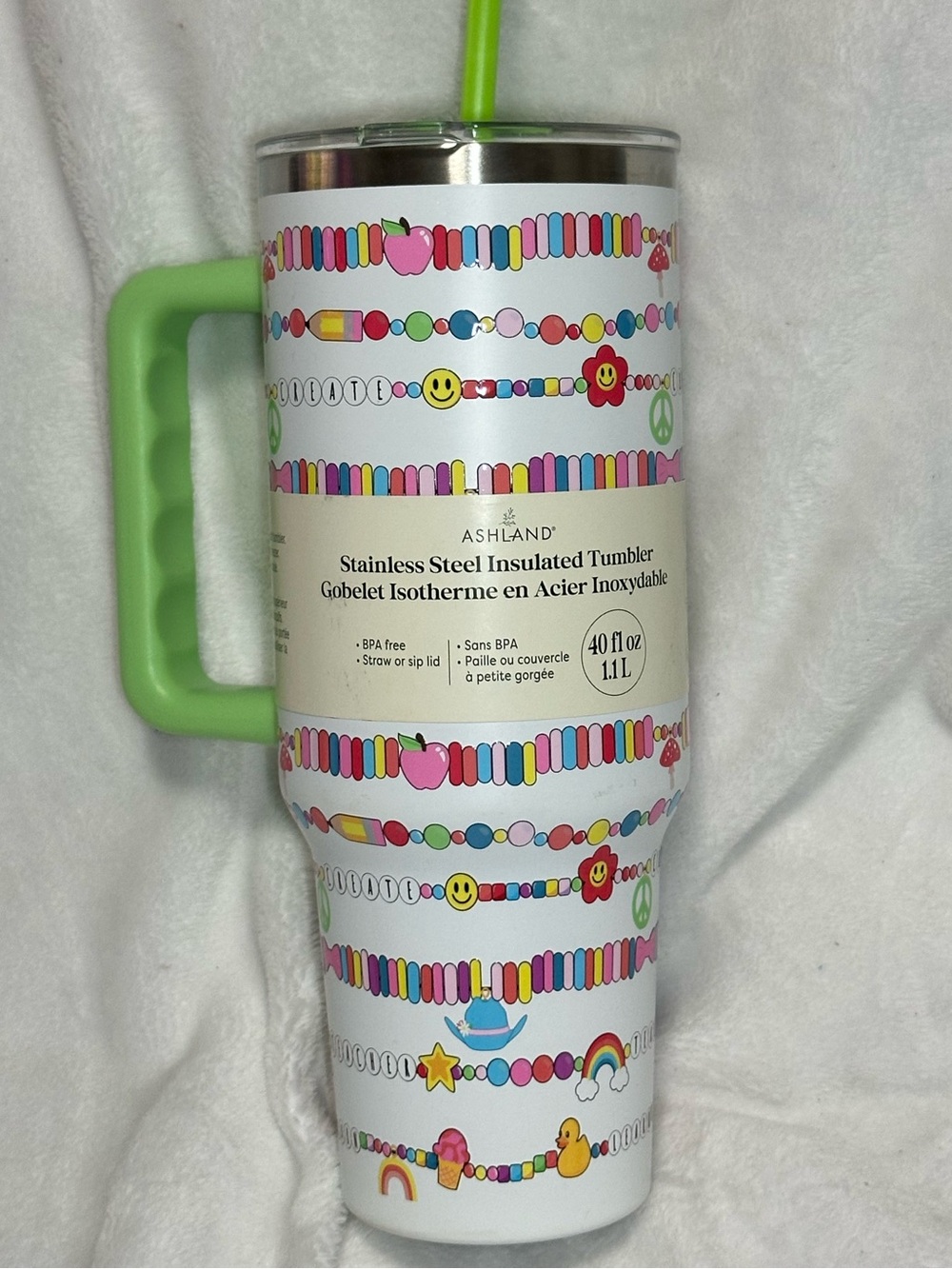 Ashland Y2K 90’s Friendship Bracelet Insulated Tumbler